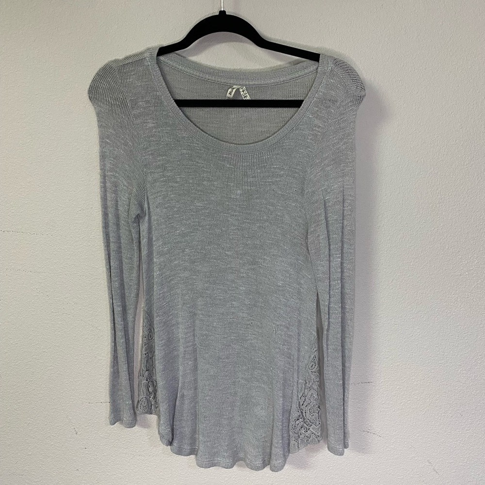 Lace Accent Sweater